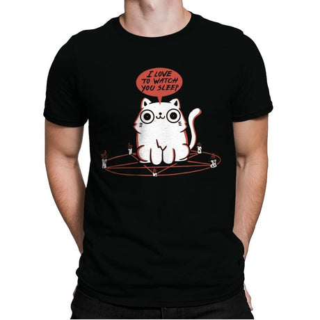 I Love To Watch You Sleep - Mens Premium T-Shirts RIPT Apparel Small / Black