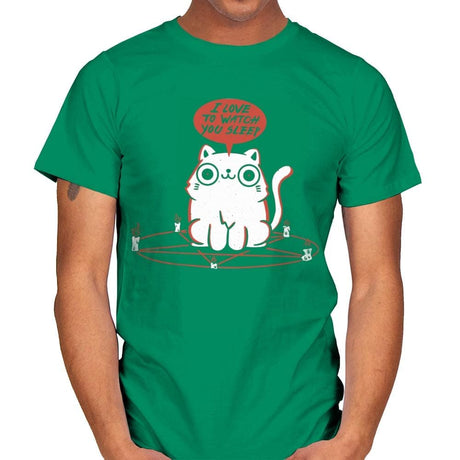 I Love To Watch You Sleep - Mens T-Shirts RIPT Apparel Small / Kelly