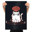 I Love To Watch You Sleep - Prints Posters RIPT Apparel 18x24 / Black