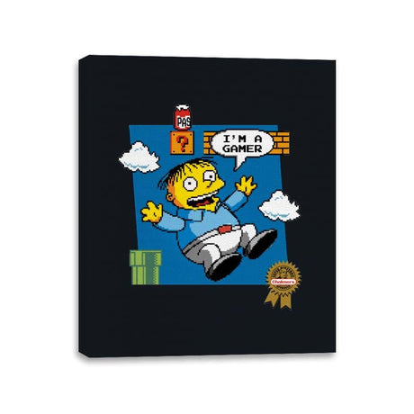 I'm a Gamer - Canvas Wraps Canvas Wraps RIPT Apparel 11x14 / Black