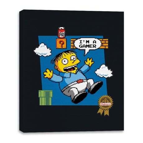I'm a Gamer - Canvas Wraps Canvas Wraps RIPT Apparel 16x20 / Black