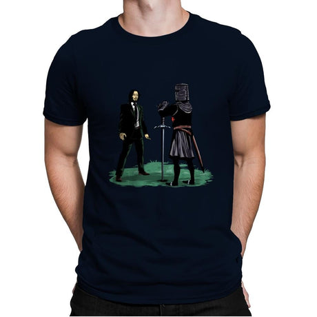 I'm back. I'm going to pass - Mens Premium T-Shirts RIPT Apparel Small / Midnight Navy