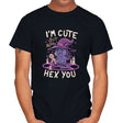 I’m Cute But Also Hex You - Mens T-Shirts RIPT Apparel Small / Black