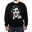 I'm Fine American Werewolf - Crew Neck Sweatshirt Crew Neck Sweatshirt RIPT Apparel Small / Black