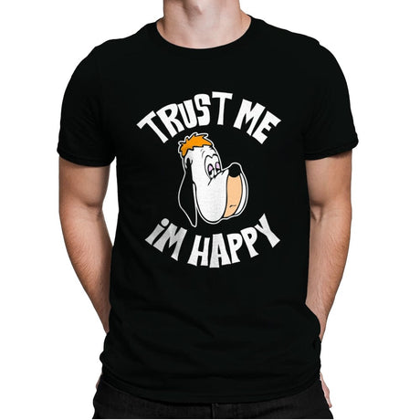 I'm Happy - Mens Premium T-Shirts RIPT Apparel Small / Black