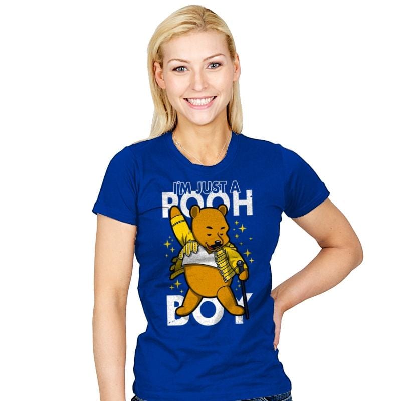 I'm just a pooh boy - Womens T-Shirts RIPT Apparel