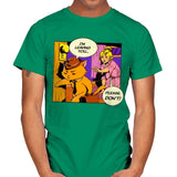 I'm leaving, please no! Cat lady - Mens T-Shirts RIPT Apparel Small / Kelly