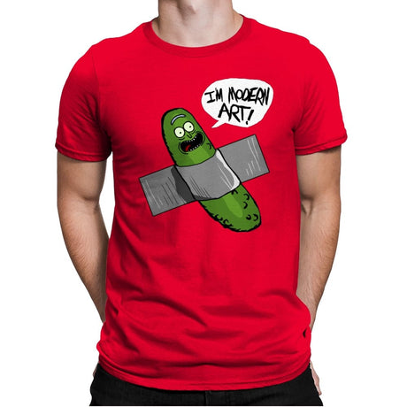 I'm Modern Art - Mens Premium T-Shirts RIPT Apparel Small / Red