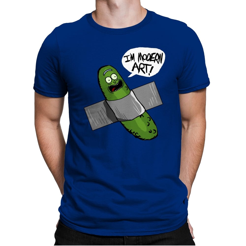 I'm Modern Art - Mens Premium T-Shirts RIPT Apparel Small / Royal
