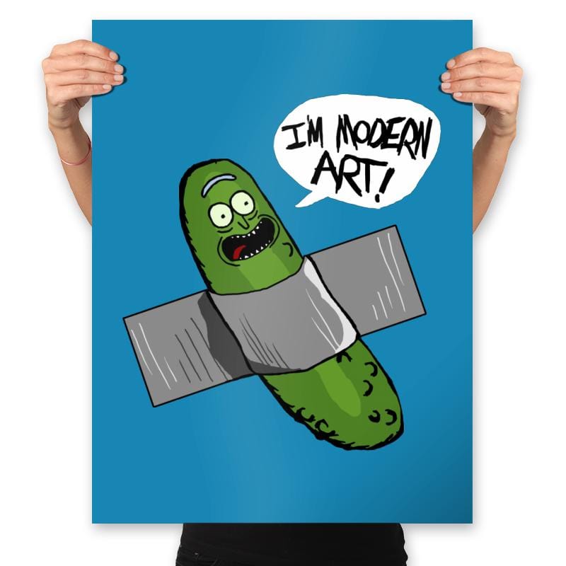 I'm Modern Art - Prints Posters RIPT Apparel 18x24 / Sapphire