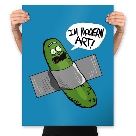 I'm Modern Art - Prints Posters RIPT Apparel 18x24 / Sapphire