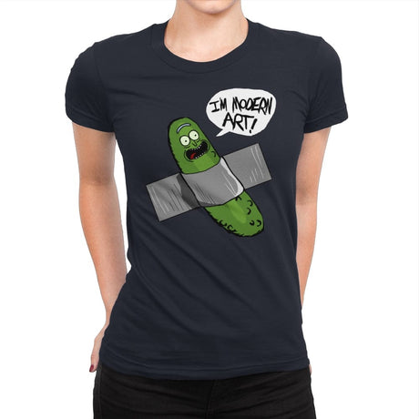 I'm Modern Art - Womens Premium T-Shirts RIPT Apparel Small / Midnight Navy