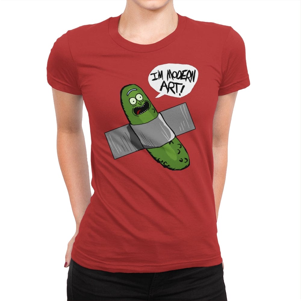 I'm Modern Art - Womens Premium T-Shirts RIPT Apparel Small / Red