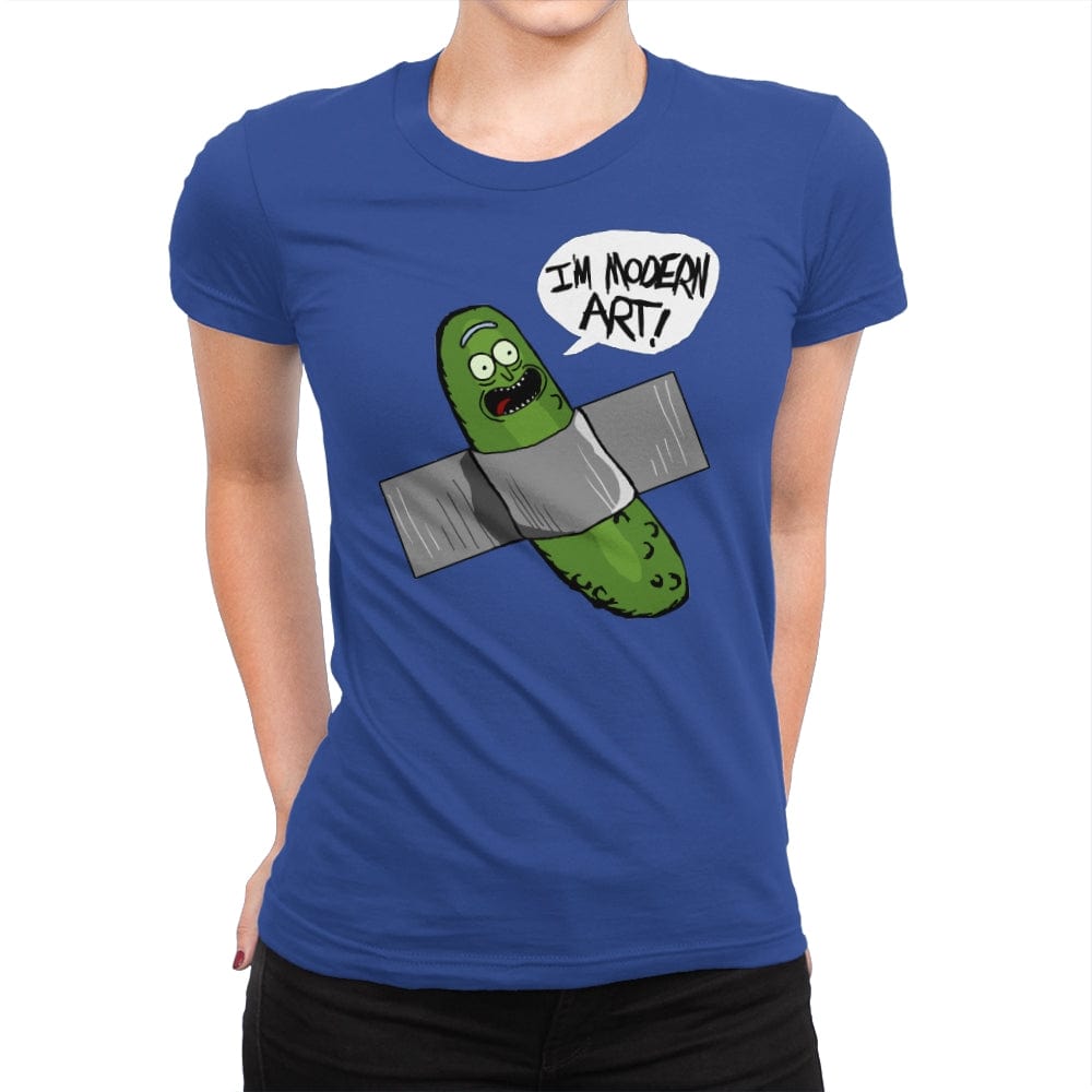 I'm Modern Art - Womens Premium T-Shirts RIPT Apparel Small / Royal