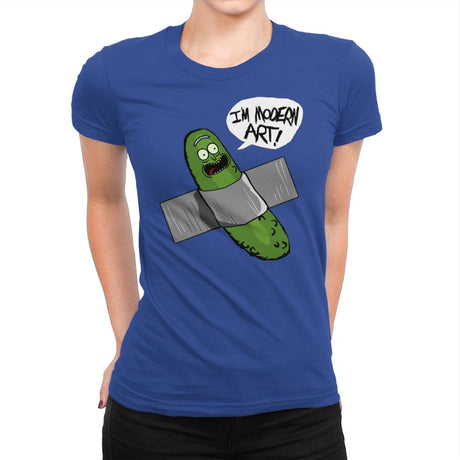I'm Modern Art - Womens Premium T-Shirts RIPT Apparel Small / Royal