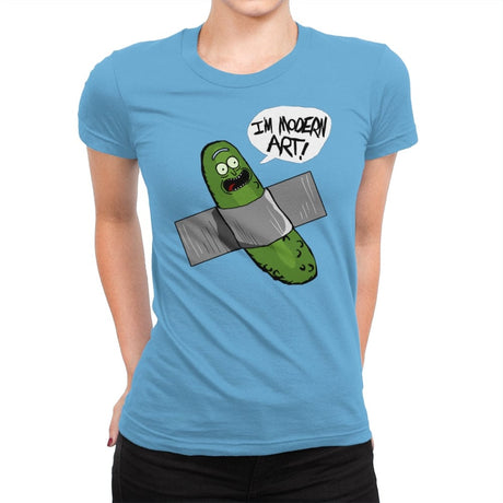 I'm Modern Art - Womens Premium T-Shirts RIPT Apparel Small / Turquoise