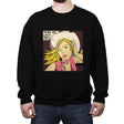 I'm not just a Pretty Doll - Crew Neck Sweatshirt Crew Neck Sweatshirt RIPT Apparel Small / Black