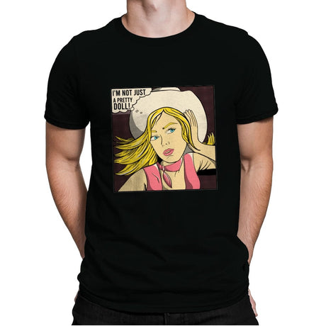 I'm not just a Pretty Doll - Mens Premium T-Shirts RIPT Apparel Small / Black
