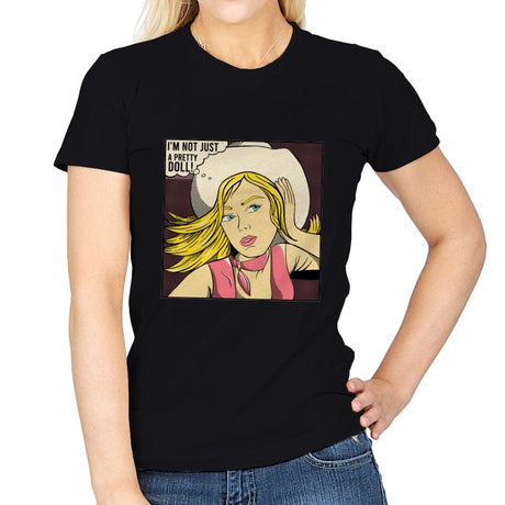 I'm not just a Pretty Doll - Womens T-Shirts RIPT Apparel Small / Black