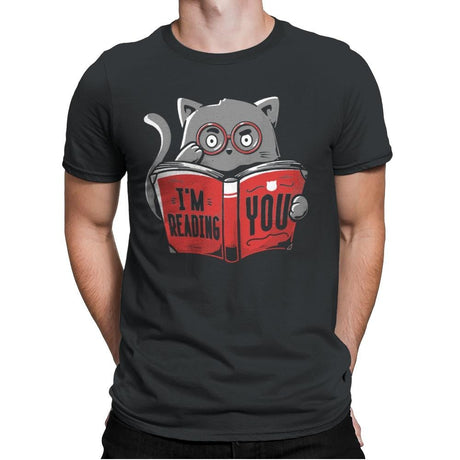 I'm Reading You - Mens Premium T-Shirts RIPT Apparel Small / Heavy Metal