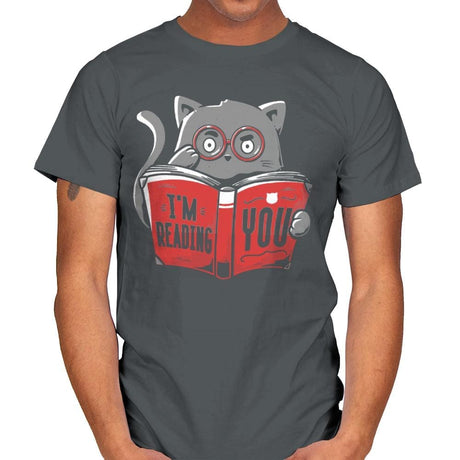 I'm Reading You - Mens T-Shirts RIPT Apparel Small / Charcoal