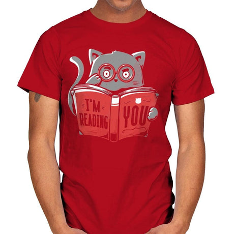 I'm Reading You - Mens T-Shirts RIPT Apparel Small / Red