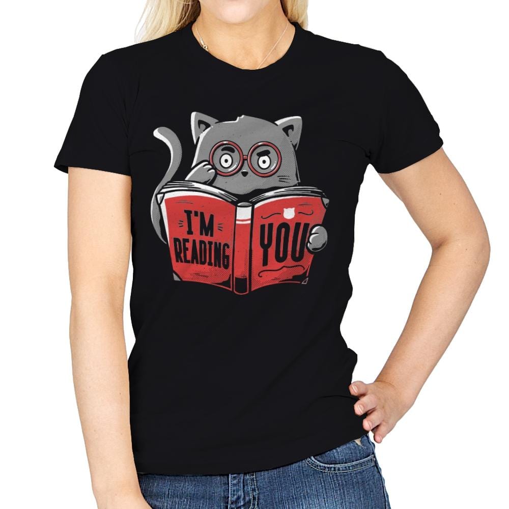 I'm Reading You - Womens T-Shirts RIPT Apparel Small / Black