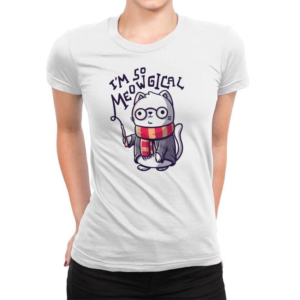 I’m So Meowgical - Womens Premium T-Shirts RIPT Apparel Small / White