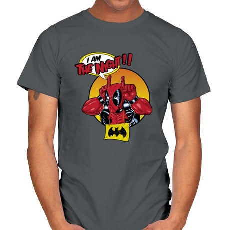 I'M THE NIGHT! - Best Seller - Mens T-Shirts RIPT Apparel Small / Charcoal