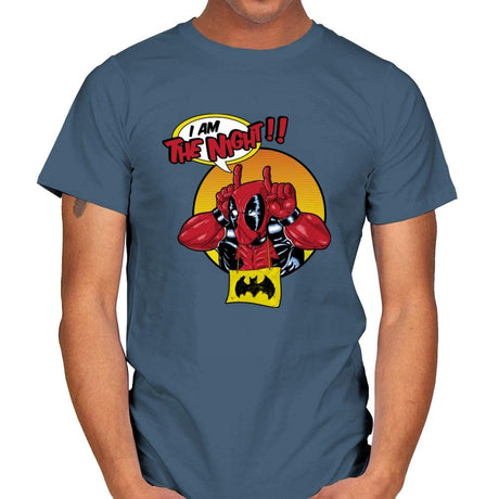 I'M THE NIGHT! - Best Seller - Mens T-Shirts RIPT Apparel Small / Indigo Blue