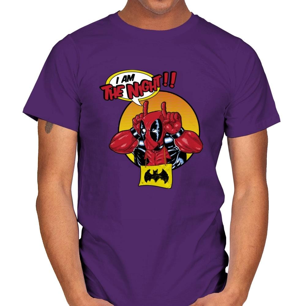 I'M THE NIGHT! - Best Seller - Mens T-Shirts RIPT Apparel Small / Purple