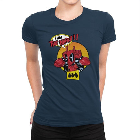 I'M THE NIGHT! - Best Seller - Womens Premium T-Shirts RIPT Apparel Small / Midnight Navy