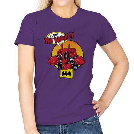 I'M THE NIGHT! - Best Seller - Womens T-Shirts RIPT Apparel Small / Purple