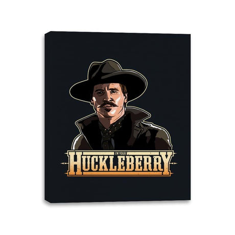 I'm Your Huckleberry - Canvas Wraps Canvas Wraps RIPT Apparel 11x14 / Black
