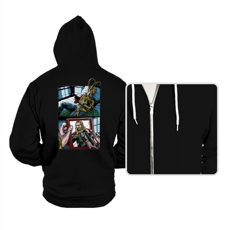 I miss you, Brother - Hoodies Hoodies RIPT Apparel Small / Black
