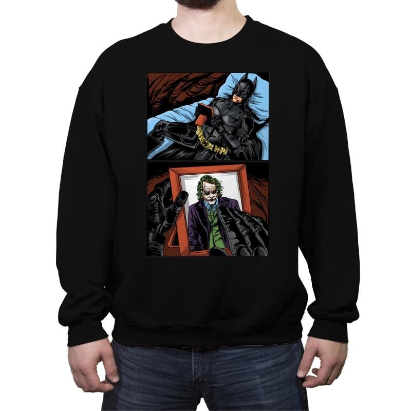 I Miss You, Dear Enemy - Crew Neck Sweatshirt Crew Neck Sweatshirt RIPT Apparel Small / Black