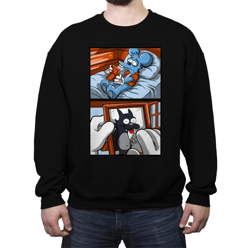 I miss you, Friend - Crew Neck Sweatshirt Crew Neck Sweatshirt RIPT Apparel Small / Black