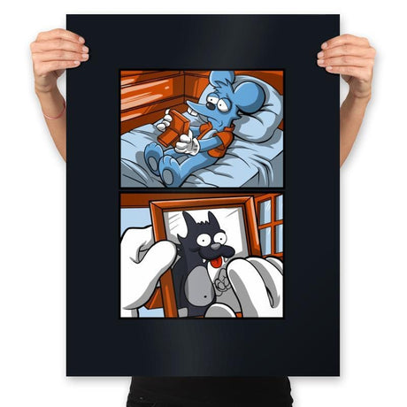 I miss you, Friend - Prints Posters RIPT Apparel 18x24 / Black