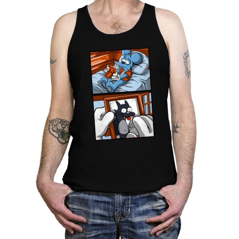 I miss you, Friend - Tanktop Tanktop RIPT Apparel X-Small / Black