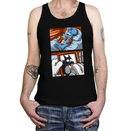 I miss you, Friend - Tanktop Tanktop RIPT Apparel X-Small / Black