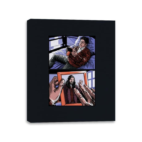 I Miss You, Master - Canvas Wraps Canvas Wraps RIPT Apparel 11x14 / Black