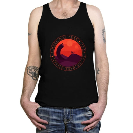 I Must Not Fear - Dune - Tanktop Tanktop RIPT Apparel X-Small / Black