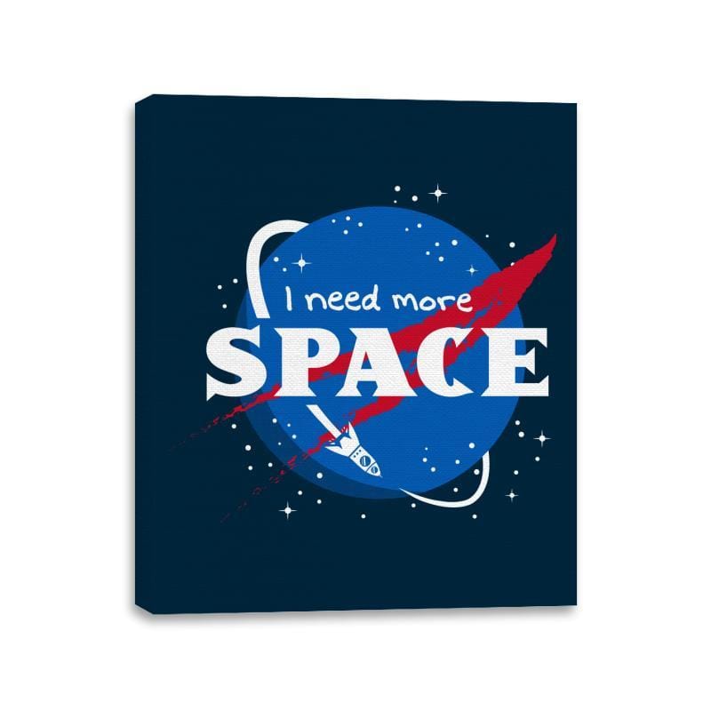 I Need More Space - Canvas Wraps Canvas Wraps RIPT Apparel 11x14 / Navy