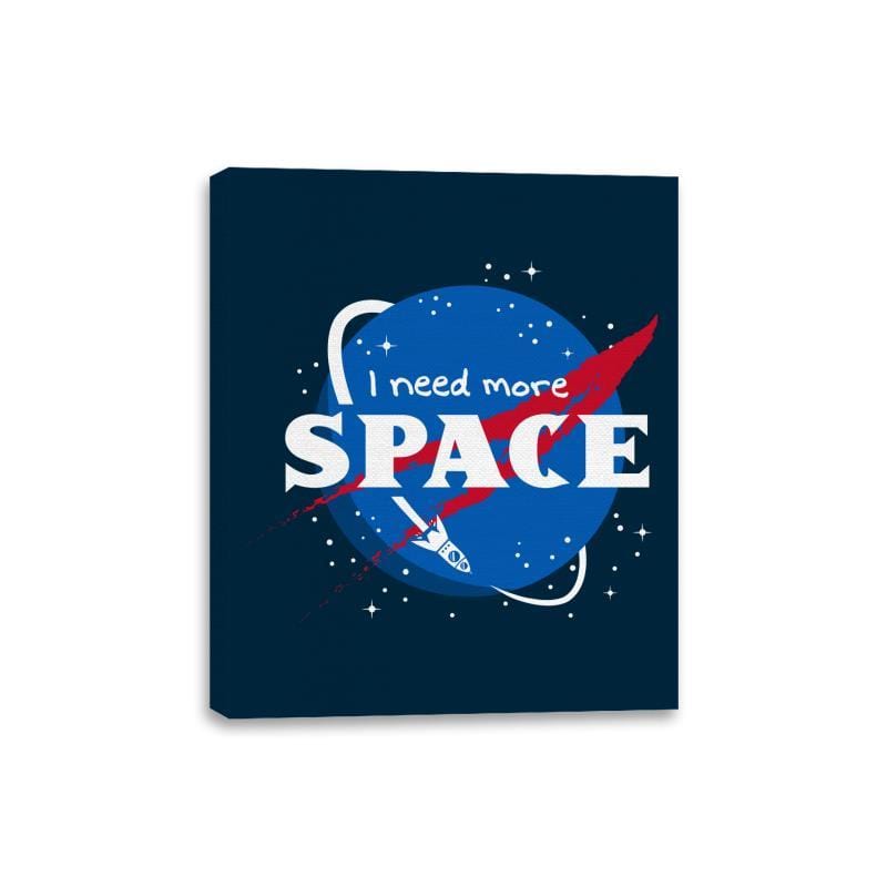 I Need More Space - Canvas Wraps Canvas Wraps RIPT Apparel 8x10 / Navy