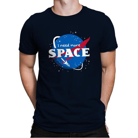 I Need More Space - Mens Premium T-Shirts RIPT Apparel Small / Midnight Navy