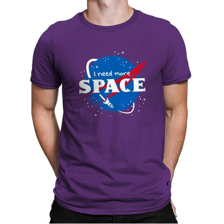 I Need More Space - Mens Premium T-Shirts RIPT Apparel Small / Purple Rush