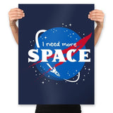 I Need More Space - Prints Posters RIPT Apparel 18x24 / Navy
