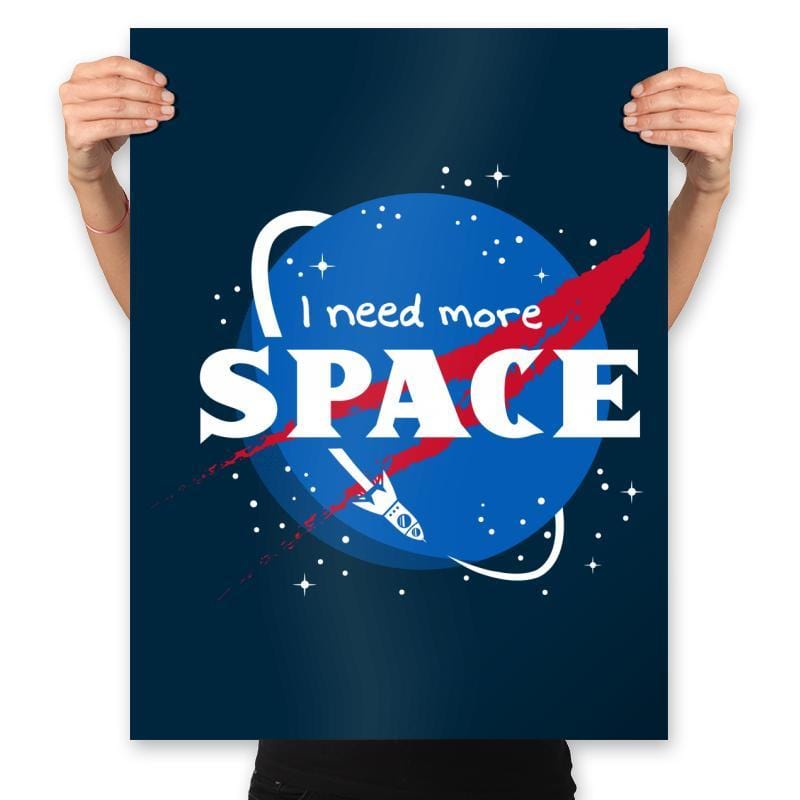 I Need More Space - Prints Posters RIPT Apparel 18x24 / Navy