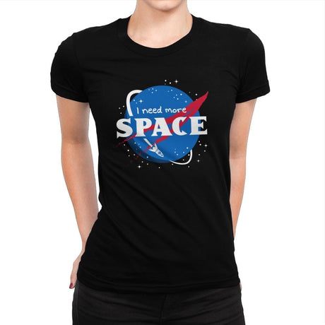 I Need More Space - Womens Premium T-Shirts RIPT Apparel Small / Indigo