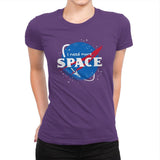 I Need More Space - Womens Premium T-Shirts RIPT Apparel Small / Purple Rush
